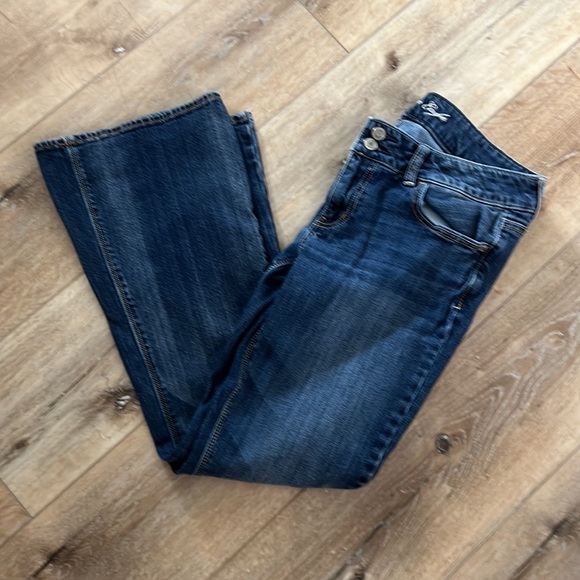AEO, artist stretch jeans, blue size 12